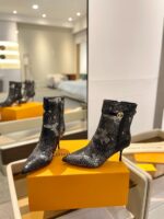 LV一比一秋冬走秀短靴 女士高貴典雅楦型新品
