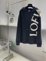 Loewe 精品仿製 印花連帽衛衣 黑色經典時尚 百搭舒適潮流之選