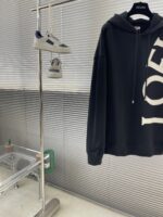 Loewe 精品仿製 印花連帽衛衣 黑色經典時尚 百搭舒適潮流之選