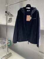Miu Miu 高仿抓絨連帽拉鍊衛衣 25SS新款 男女同款 休閒百搭 義式潮流