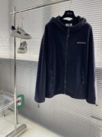 Miu Miu 高仿抓絨連帽拉鍊衛衣 25SS新款 男女同款 休閒百搭 義式潮流
