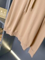 BURBERRY精品仿製後背馬術騎士棉質連帽衛衣卡其格紋