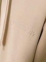 BURBERRY精品仿製後背馬術騎士棉質連帽衛衣卡其格紋