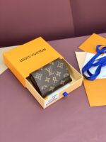 LV A貨Victor錢包Monogram Eclipse帆布老花設計多功能小巧收納M12635