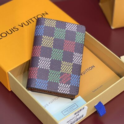 路易威登精品仿製N00138卡包 Damier牛仔布大格紋