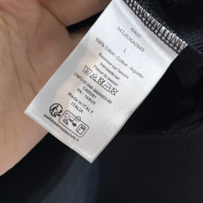 Dior高仿icon徽章刺繡圓領衛衣 430克純棉 秋冬舒適百搭