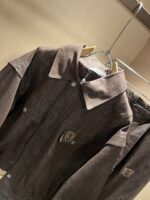 Loewe 頂級原單 秋冬男女同款牛仔套裝 義大利工藝設計 時尚潮流必備