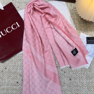 GUCCI 高仿大G雙面羊絨圍巾 男女同款實用披肩