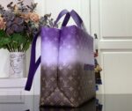 LV A貨Shopper Tote手袋M13928咖啡紫漸變大容量時尚手提肩背
