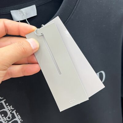 Dior高仿黑色八明治空气层套頭圓領衛衣 男女同款 時尚休閒百搭