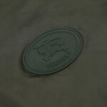 BURBERRY原單騎士印章尼龍夾克軍綠立體印花休閒外套