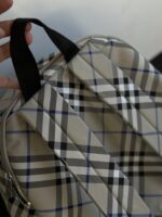 Burberry高仿男士雙肩包格紋經典大容量新品
