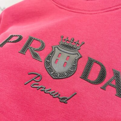 PRADA普拉達高仿長袖圓領衛衣秋冬新款高端版休閒百搭男士上衣