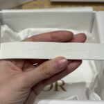 Dior高仿D-Dream雙面白色女士腰帶2cm時尚優雅金屬扣