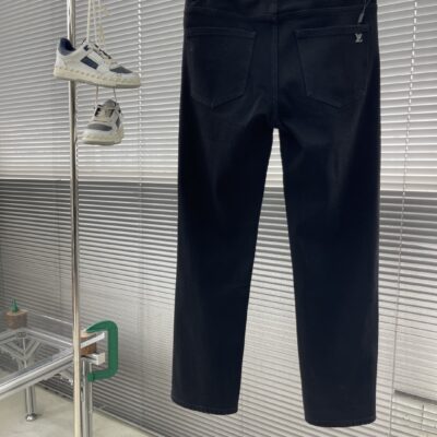 LV頂級原單休閒牛仔褲25秋冬新款都市風簡約剪裁男士