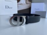 Dior 迪奧 高仿男士腰帶｜3.5cm頭層牛皮磨砂金屬扣 高奢低調設計