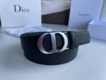 Dior 迪奧 高仿男士腰帶｜3.5cm頭層牛皮磨砂金屬扣 高奢低調設計