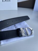 Dior 迪奧 高仿男士腰帶｜3.5cm頭層牛皮磨砂金屬扣 高奢低調設計