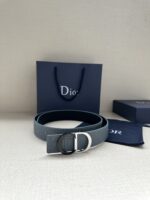 Dior高仿雙面腰帶典雅摩登35mm經典Oblique印花