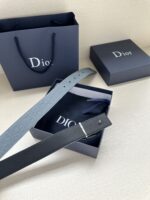 Dior高仿雙面腰帶典雅摩登35mm經典Oblique印花