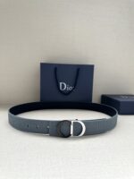 Dior高仿雙面腰帶典雅摩登35mm經典Oblique印花