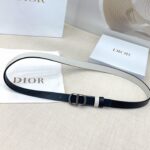 Dior 迪奧 原單女士雙面腰帶2.0cm 頭層牛皮 銅質五金扣