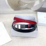 Dior 迪奧 高仿女士雙面腰帶｜2.0cm 頭層牛皮 銅質五金扣