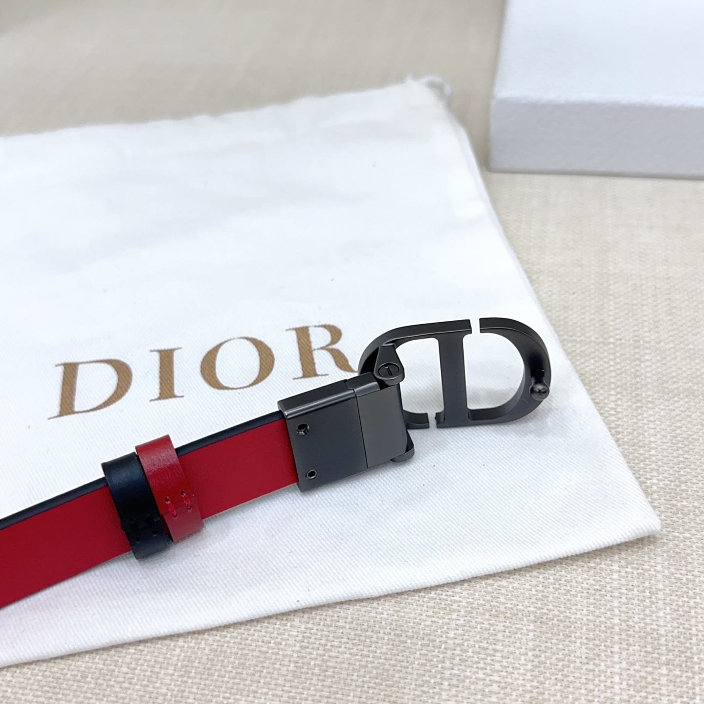 Dior 迪奧 高仿女士雙面腰帶｜2.0cm 頭層牛皮 銅質五金扣