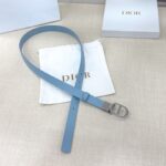 Dior 迪奧 高仿雙面男士腰帶｜2.0cm 頭層牛皮 銅質五金扣