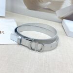 Dior 迪奧 高仿女士雙面腰帶｜2.0cm 頭層牛皮 銅質五金扣