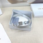 Dior 迪奧 高仿女士雙面腰帶｜2.0cm 頭層牛皮 銅質五金扣