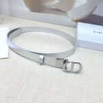 Dior 迪奧 高仿女士雙面腰帶｜2.0cm 頭層牛皮 銅質五金扣