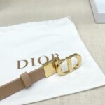 Dior 迪奧 高仿雙面男士腰帶｜2.0cm 頭層牛皮 銅五金扣 多尺寸