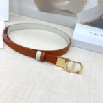 Dior 迪奧 高仿雙面男士腰帶｜2.0cm 頭層牛皮 銅質五金扣