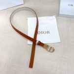 Dior 迪奧 高仿雙面男士腰帶｜2.0cm 頭層牛皮 銅質五金扣