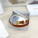 Dior 迪奧 高仿雙面男士腰帶｜2.0cm 頭層牛皮 銅質五金扣