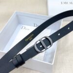 Dior 迪奧 高仿男士雙面腰帶｜2.0cm頭層牛皮 銅五金扣 多尺寸