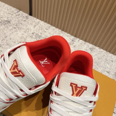 LV 高仿 Trainer 全新升級版 運動滑板鞋 情侶款男女復古休閒鞋