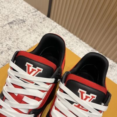 LV 高仿 Trainer 全新升級版 運動滑板鞋 情侶款復古風 男女百搭休閒鞋