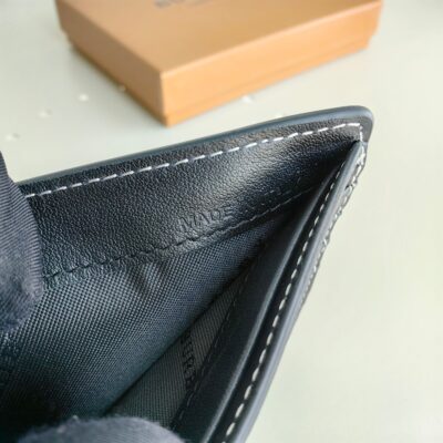 Burberry精品仿製長款錢包格紋皮革16卡位多隔層全球幣種收納款