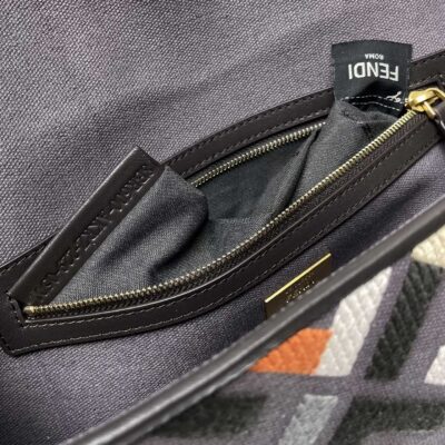 Fendi一比一彩色刺繡法棍包時尚限量復刻款