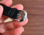 勞力士Rolex原單Datejust黑面皮帶腕錶 經典鑽刻度 時尚穩重男士款