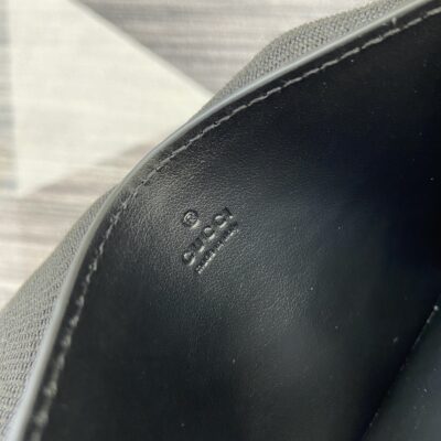 Gucci 精品仿製 GG卡夾 黑色經典款 男士皮夾 時尚百搭812681