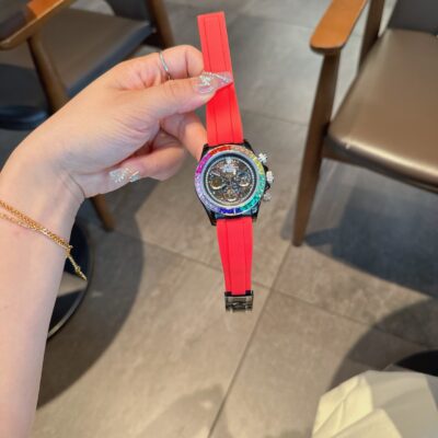 ROLEX 勞力士高仿迪通拿鏤空腕錶 316L 精鋼計時款 超強夜光奢華運動風