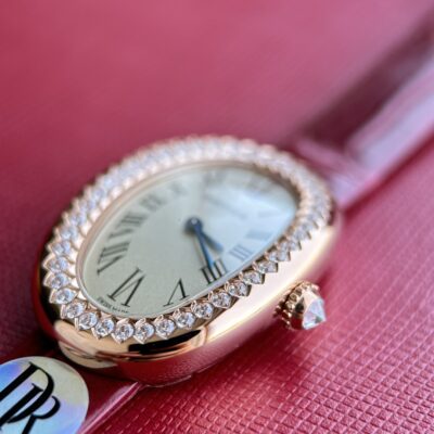 卡地亞（Cartier）原單金殼女錶優雅氣質新品法式經典款