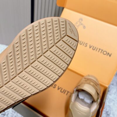 LV 一比一 Charlie 焦糖棕運動鞋 復古奢華低筒鞋款