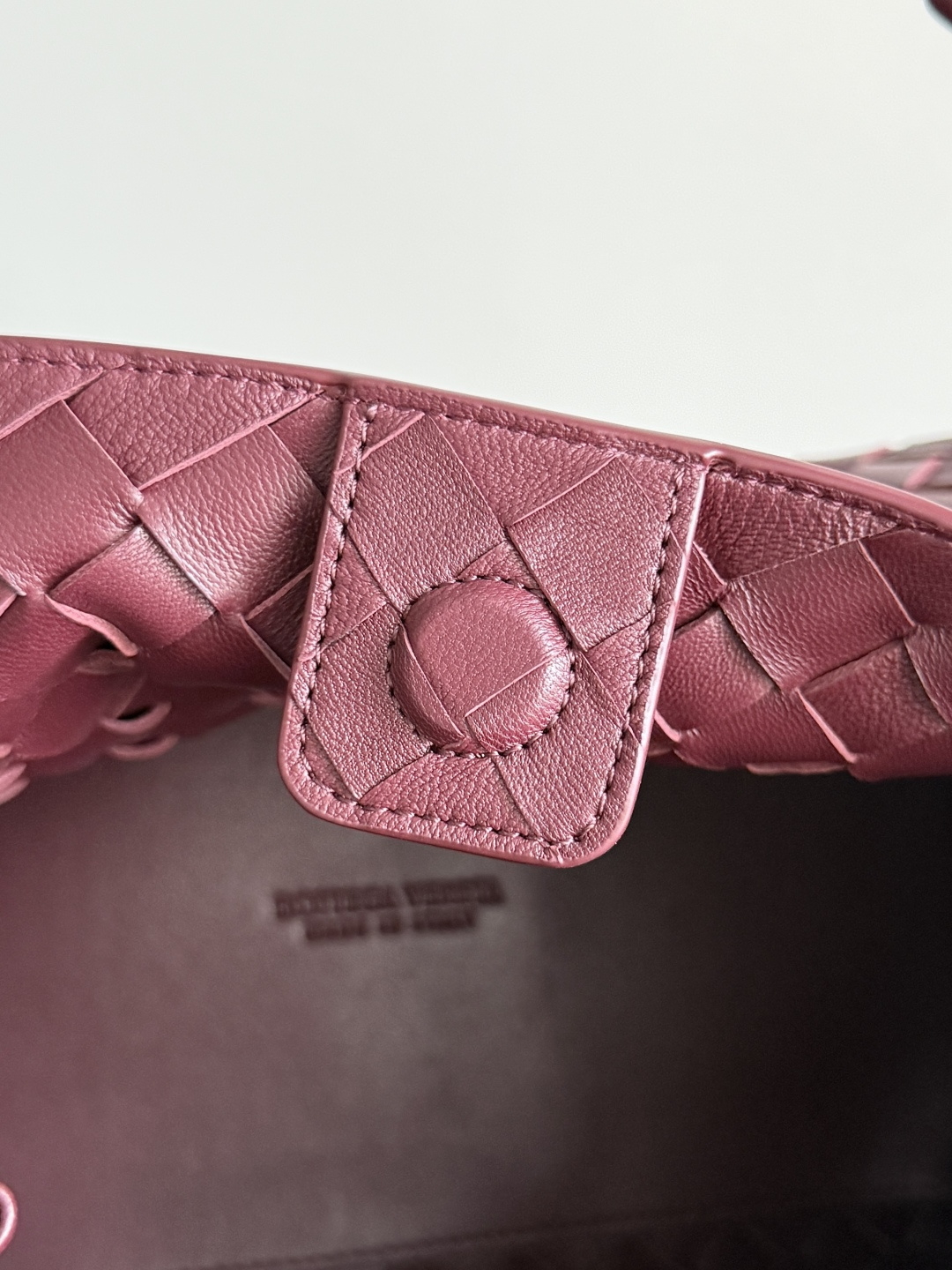 Bottega Veneta 風格靈感 經典編織手提斜背包 酒紅色 優雅百搭款835921