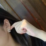 Chanel一比一耳環雙C珍珠拼色鑲鑽設計優雅氣質名媛風格