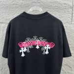 Chrome Hearts 高仿短袖T恤 馬蹄Logo印花設計寬鬆百搭款 美式街頭潮流風