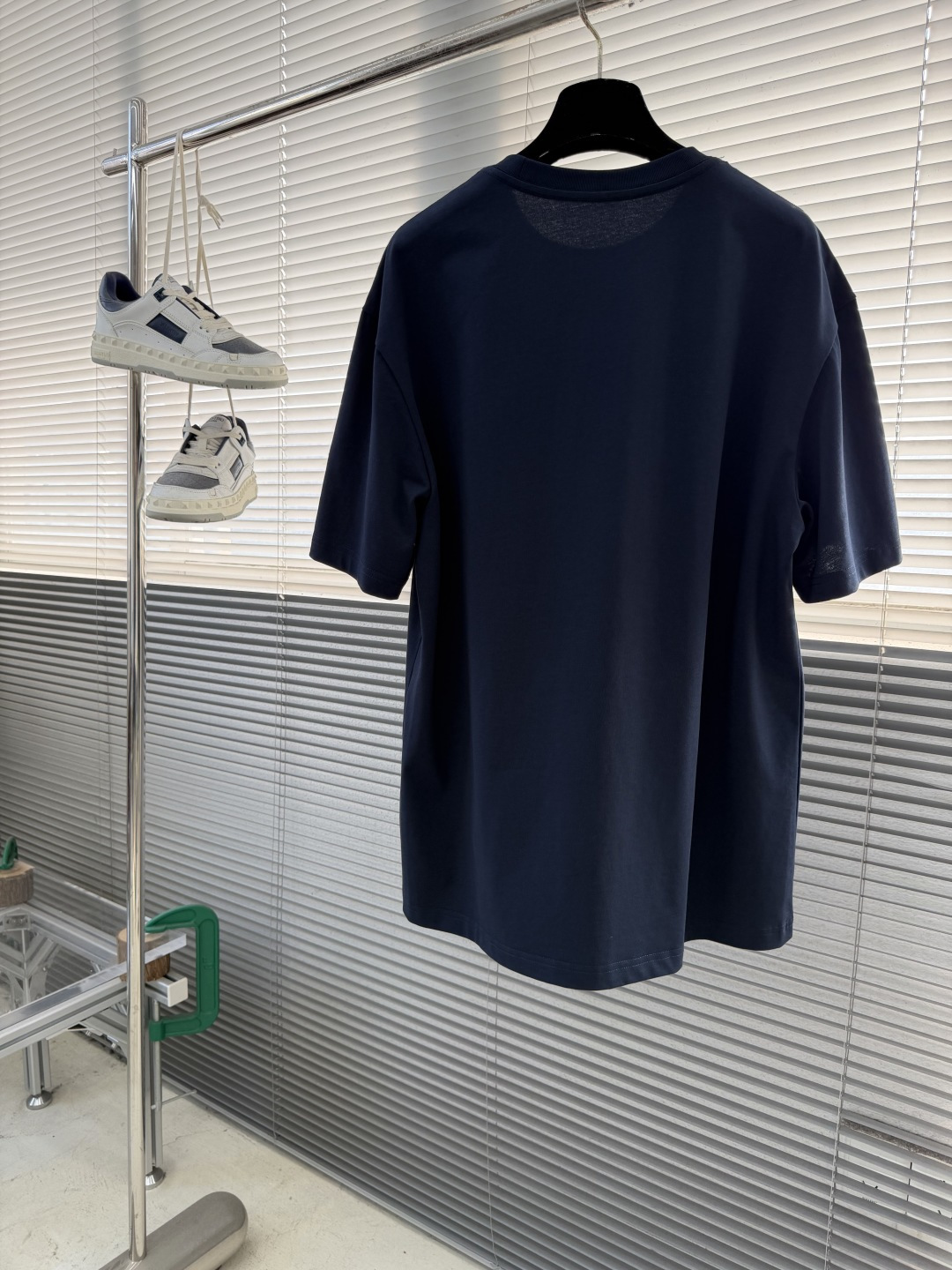 Moncler高仿短袖T恤深藍色Ranger徽章設計寬鬆版型戶外風格休閒百搭男女同款